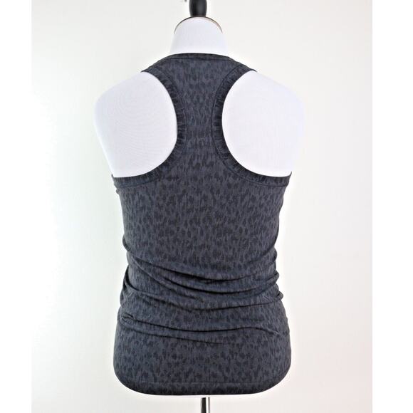 Athleta Size M Momentum Allure Print Tank Top Racerback Dark Gray - Picture 5 of 9